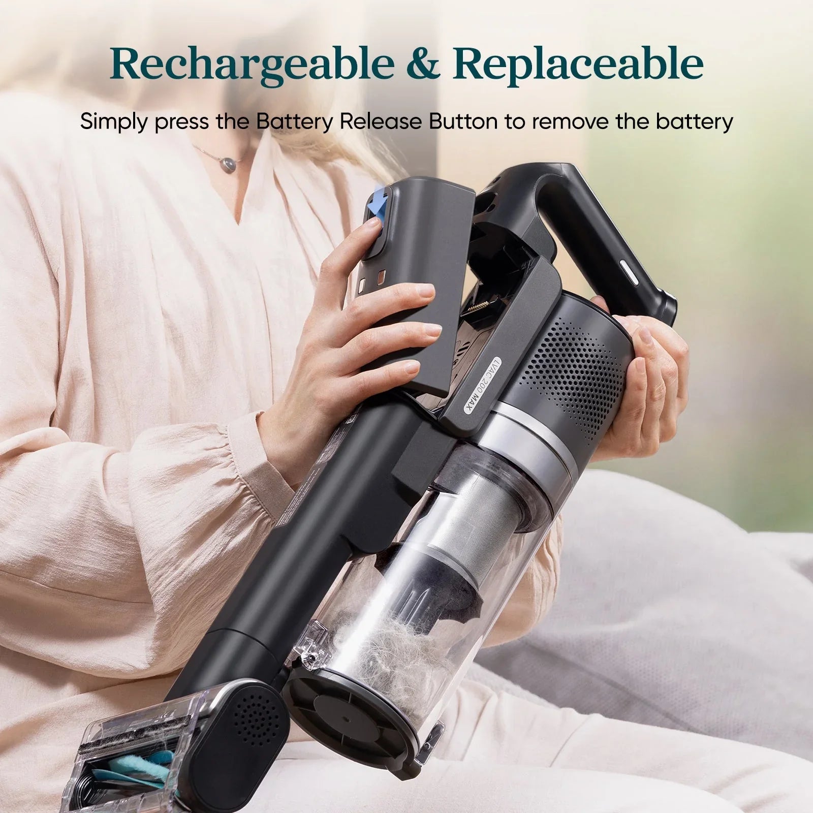 Levoit LVAC-200 MAX Cordless Vacuum Replacement Battery